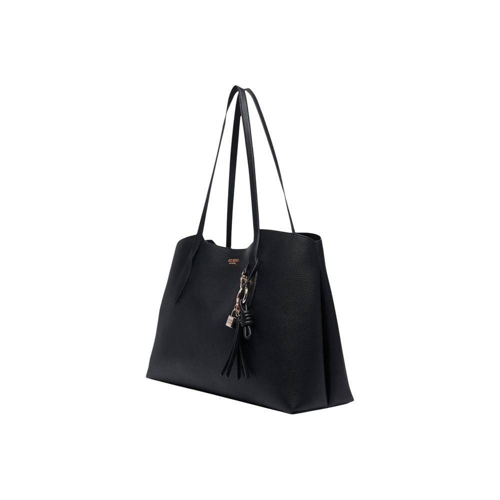 Guess Black Polyurethane Handbag