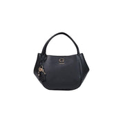 Guess Black Polyurethane Satchel