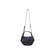 Guess Black Polyurethane Satchel