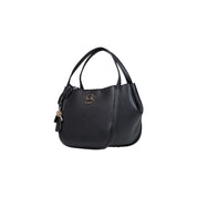 Guess Black Polyurethane Satchel