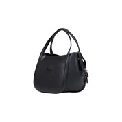 Guess Black Polyurethane Satchel