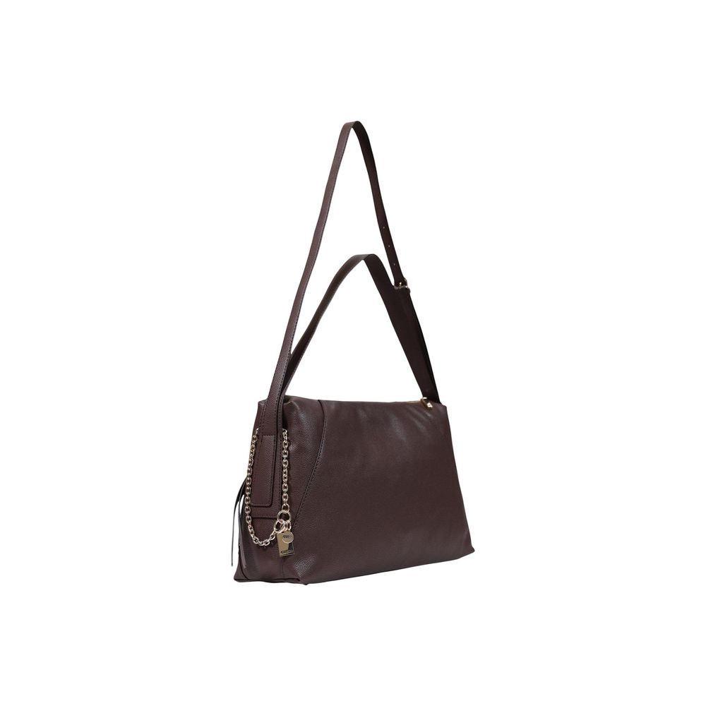 Guess Brown Polyurethane Handbags