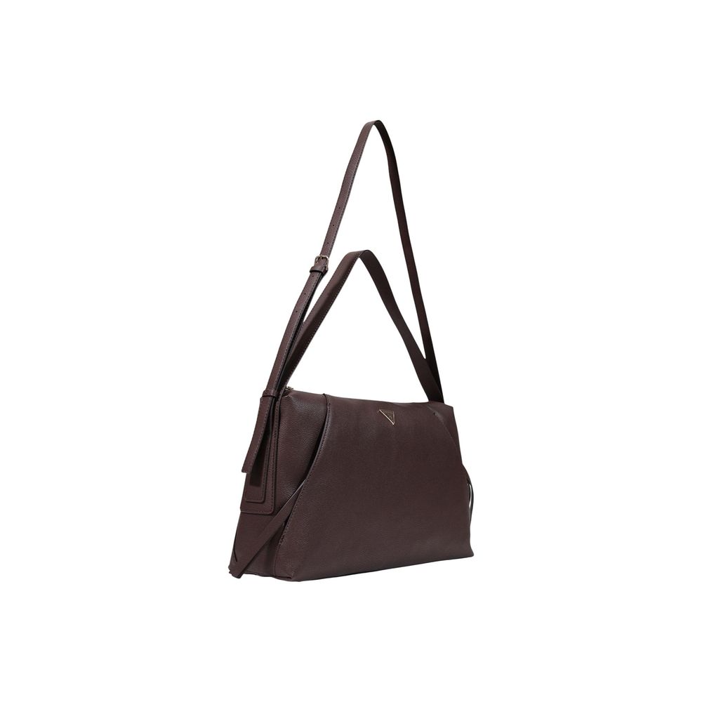 Guess Brown Polyurethane Handbags