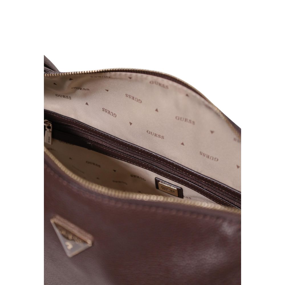 Guess Brown Polyurethane Handbags