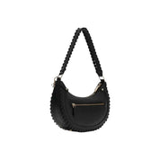 Guess Black Polyurethane Satchel