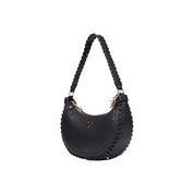 Guess Black Polyurethane Satchel