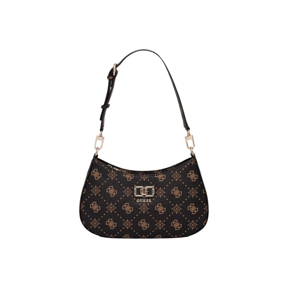 Guess Brown Polyurethane Handbags