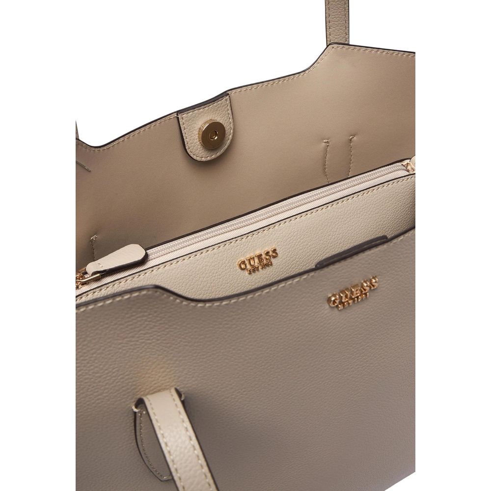 Guess Gold Polyurethane Handbag