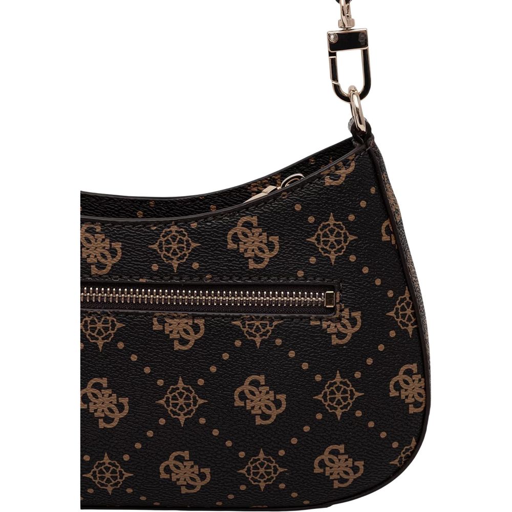 Guess Brown Polyurethane Handbags