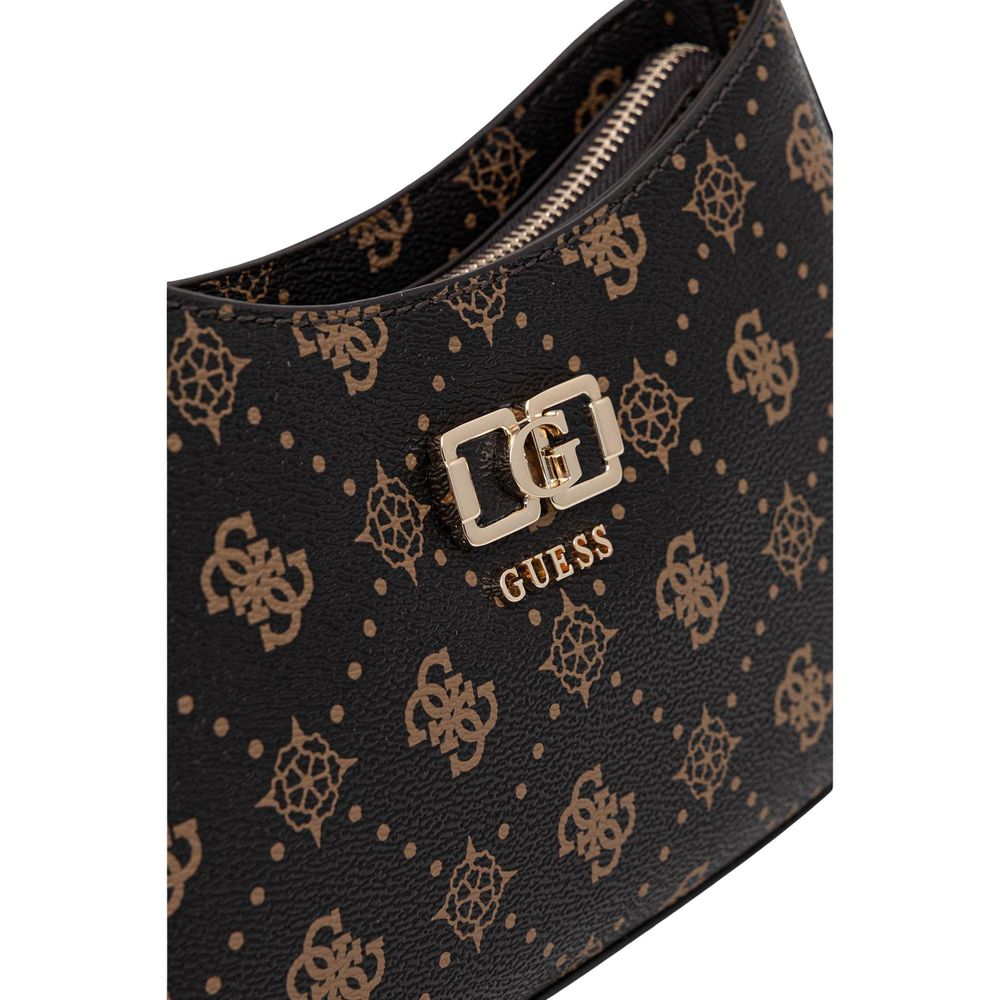 Guess Brown Polyurethane Handbags