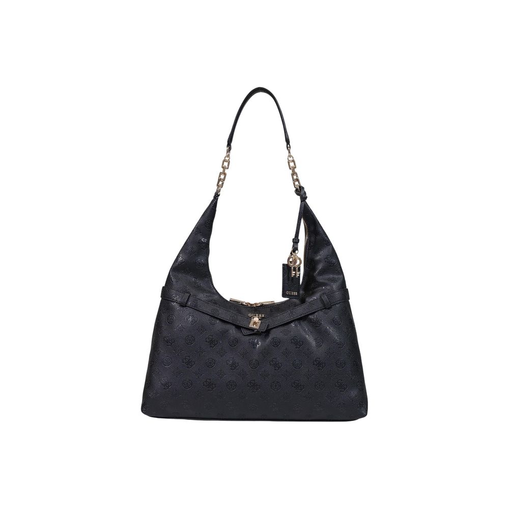 Guess Black Polyurethane Handbag