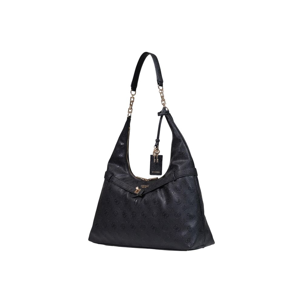 Guess Black Polyurethane Handbag