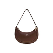 Guess Brown Polyurethane Satchel