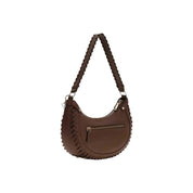 Guess Brown Polyurethane Satchel