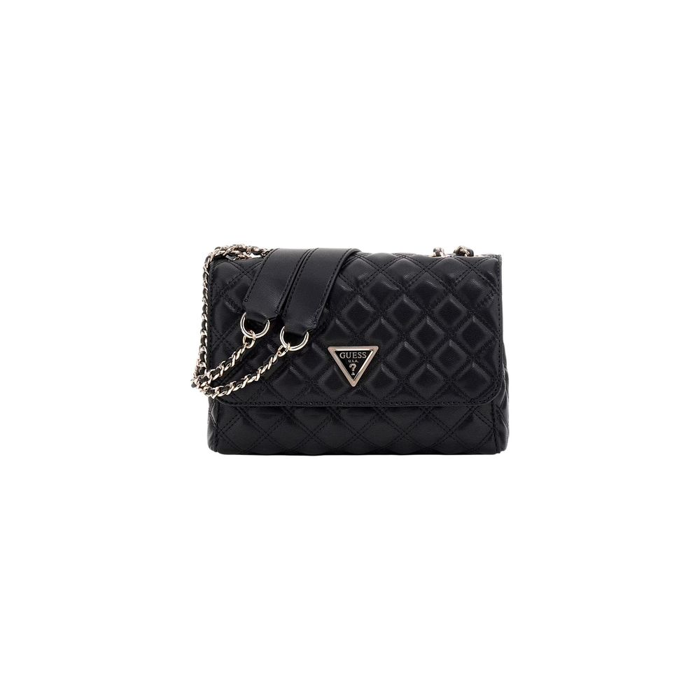 Guess Black Polyurethane Handbag