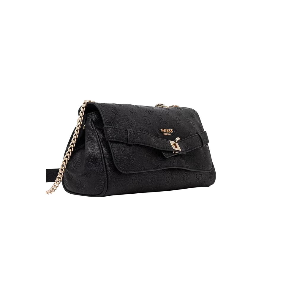 Guess Black Polyurethane Handbag
