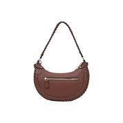 Guess Brown Polyurethane Satchel