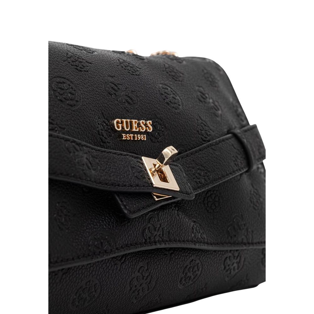 Guess Black Polyurethane Handbag