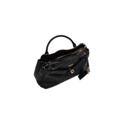 Guess Black Polyurethane Tote Bags