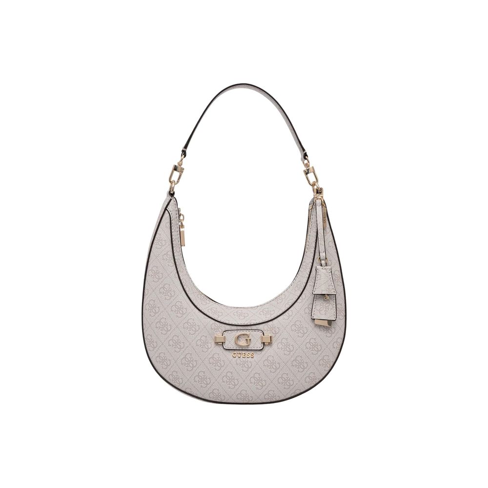 Guess White Polyurethane Handbag
