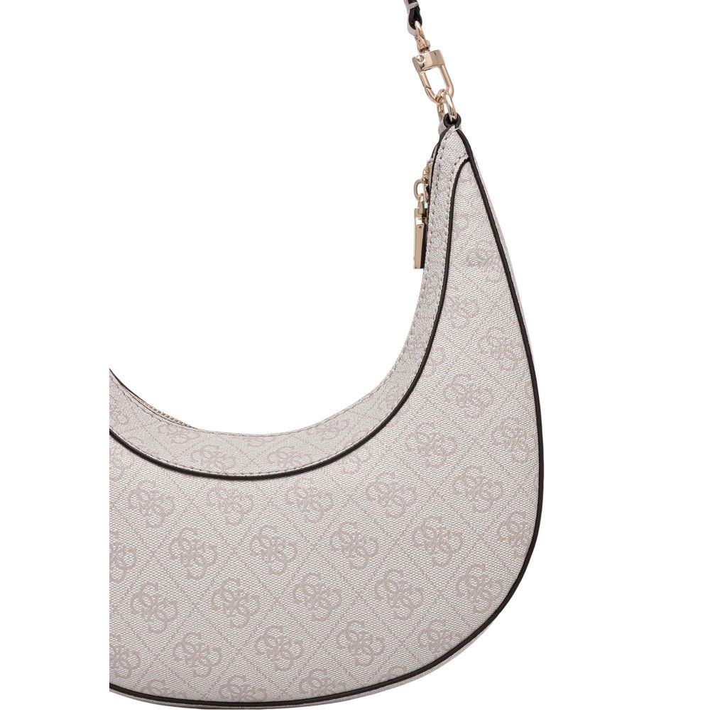 Guess White Polyurethane Handbag