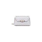 Guess White Polyurethane Handbag