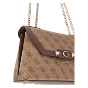 Guess White Polyurethane Handbag