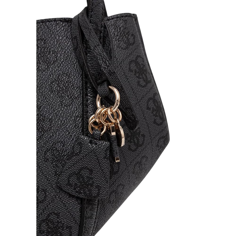 Guess Gray Polyurethane Handbag