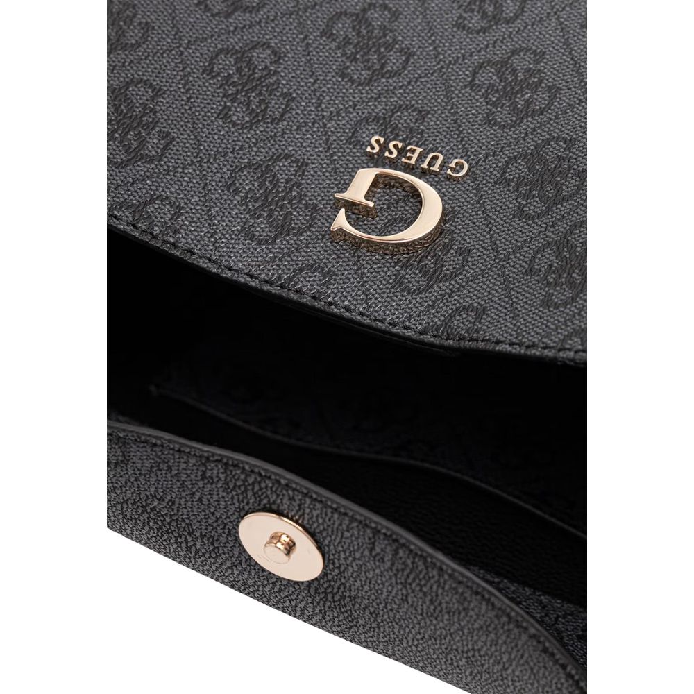 Guess Gray Polyurethane Handbag
