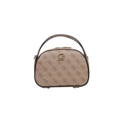 Guess White Polyurethane Handbag