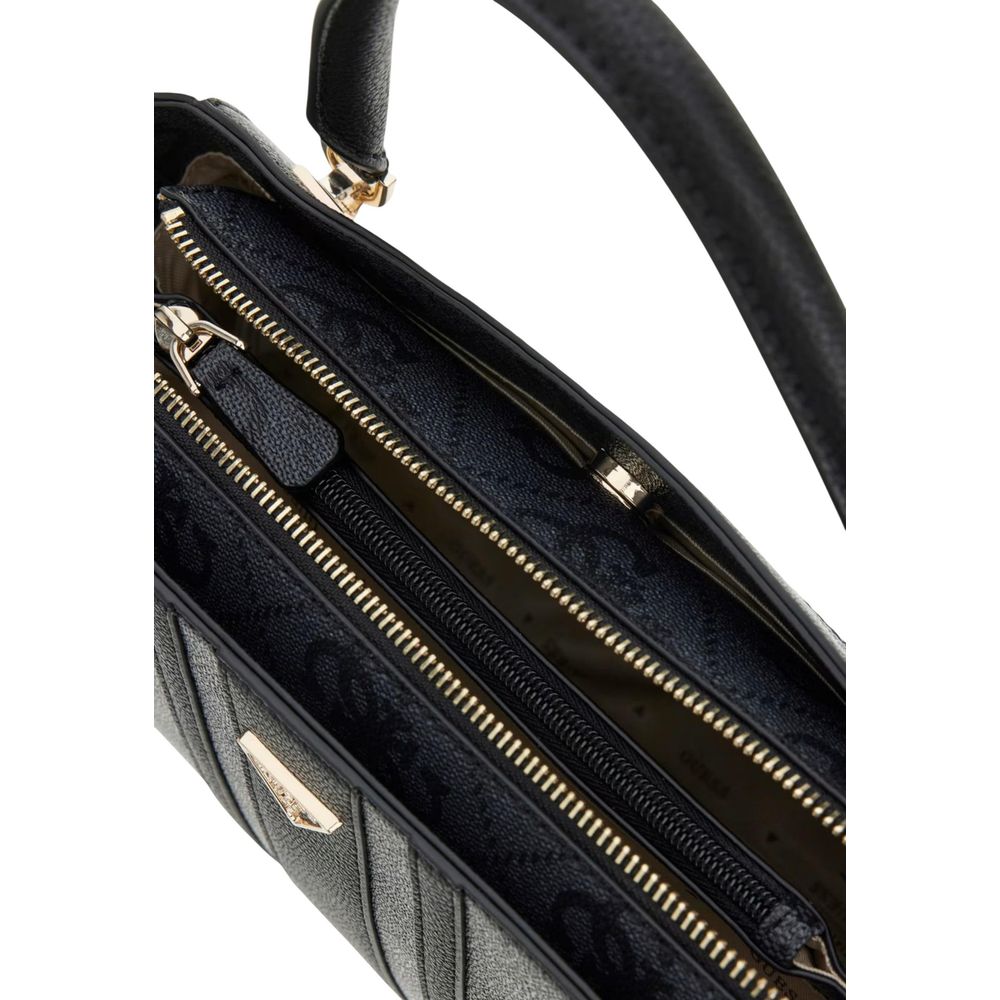 Guess Gray Polyurethane Shoulder Bag
