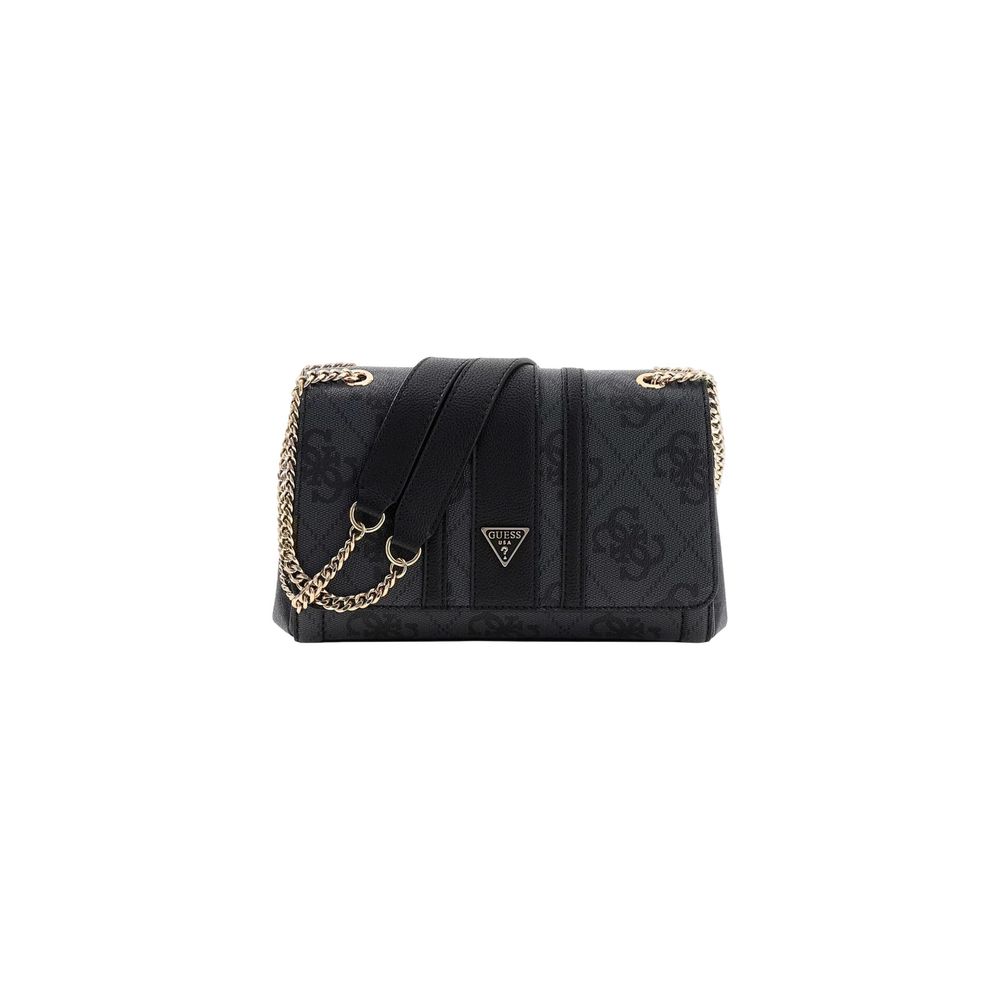 Guess Gray Polyurethane Shoulder Bag