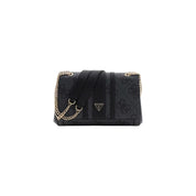 Guess Gray Polyurethane Shoulder Bag