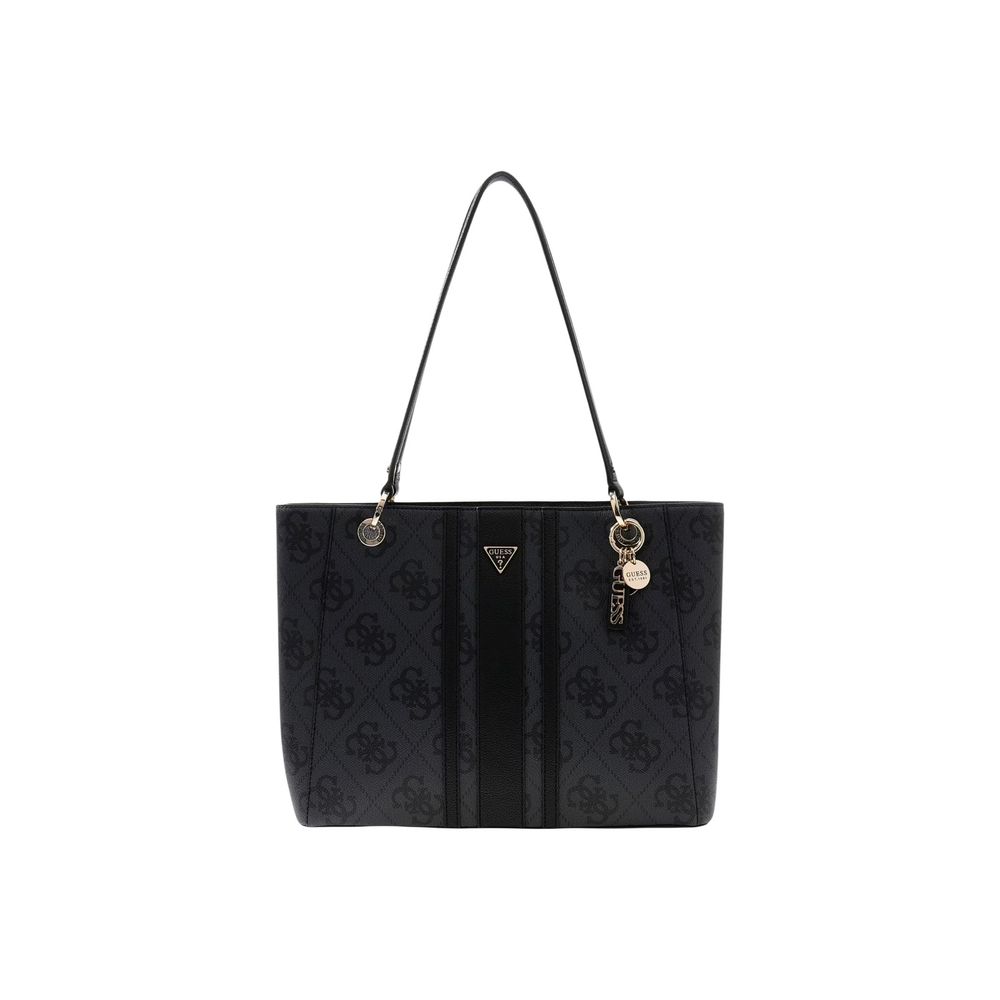 Guess Gray Polyurethane Shoulder Bag