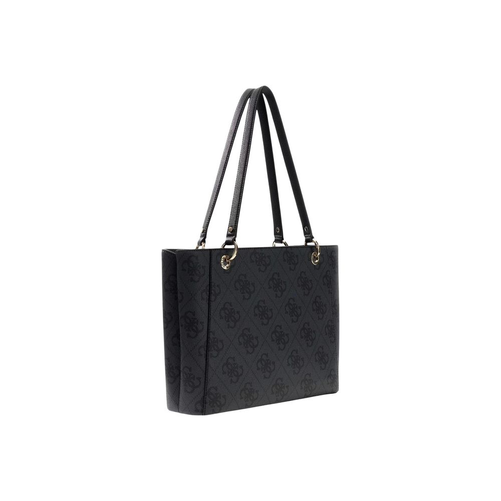 Guess Gray Polyurethane Shoulder Bag
