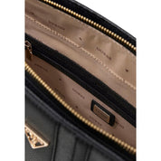 Guess Gray Polyurethane Shoulder Bag
