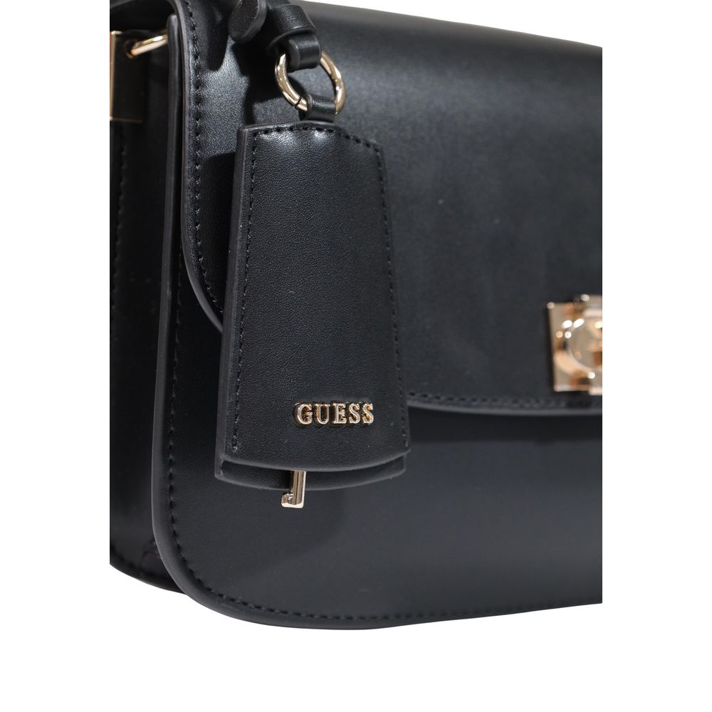 Guess Black Polyurethane Handbag
