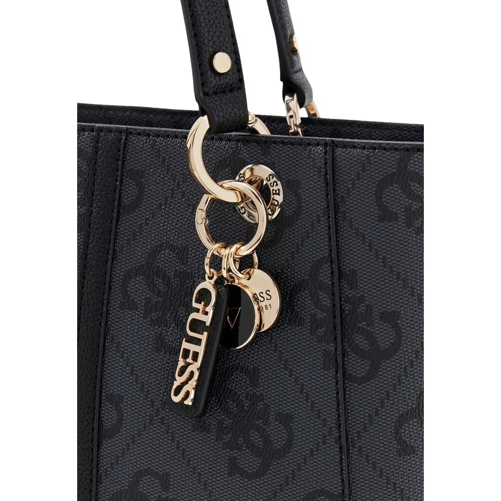 Guess Gray Polyurethane Shoulder Bag