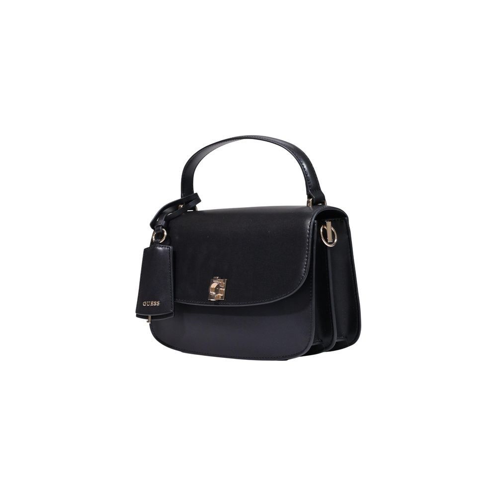 Guess Black Polyurethane Handbag