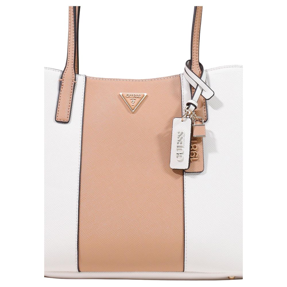 Guess Beige Polyurethane Handbags