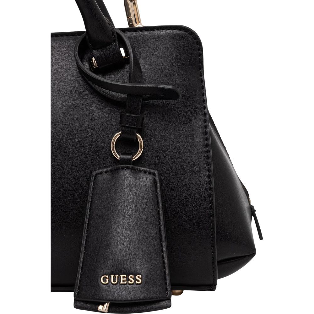 Guess Black Polyurethane Handbag