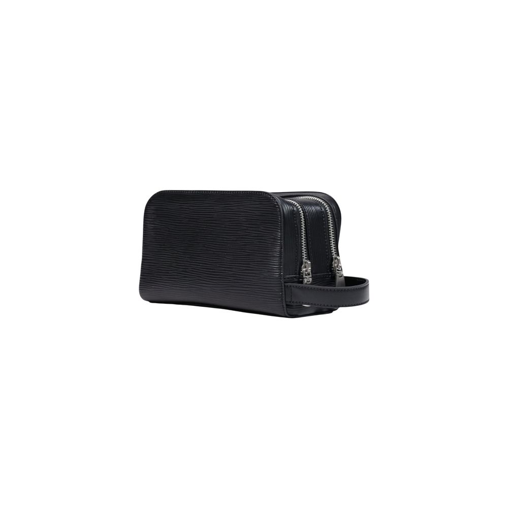 Guess Black Polyurethane Clutch Bag