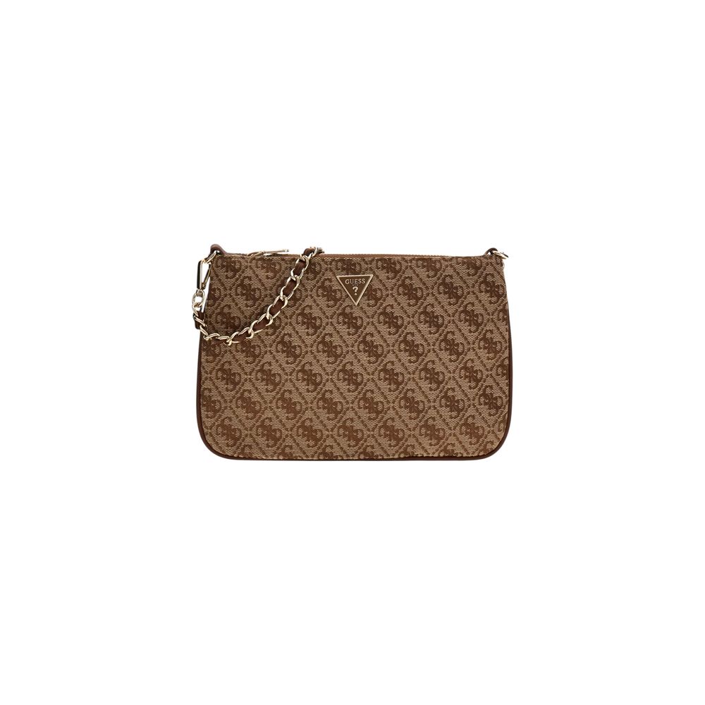 Guess White Polyester Flat Pouch