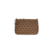 Guess White Polyester Flat Pouch