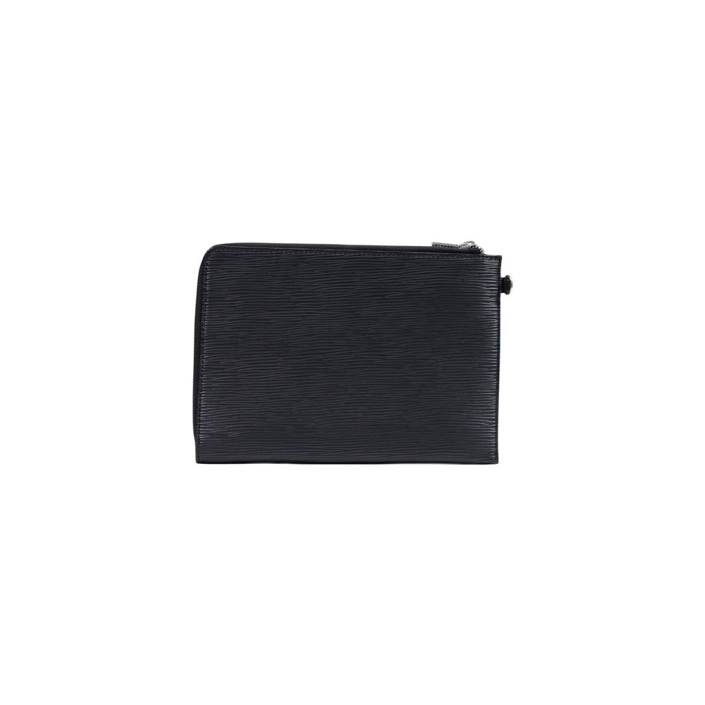 Guess Black Polyurethane Clutch Bag