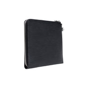 Guess Black Polyurethane Clutch Bag