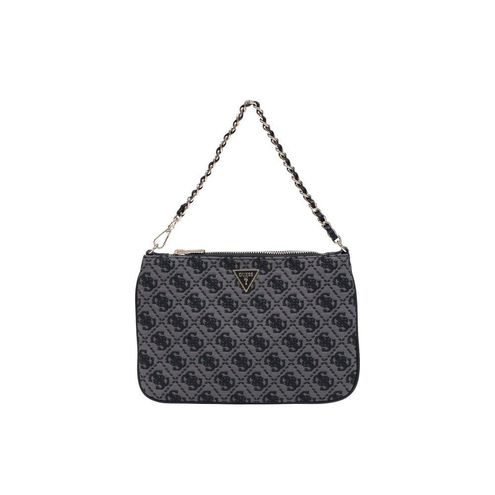Guess Gray Polyester Flat Pouch