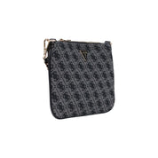 Guess Gray Polyester Flat Pouch