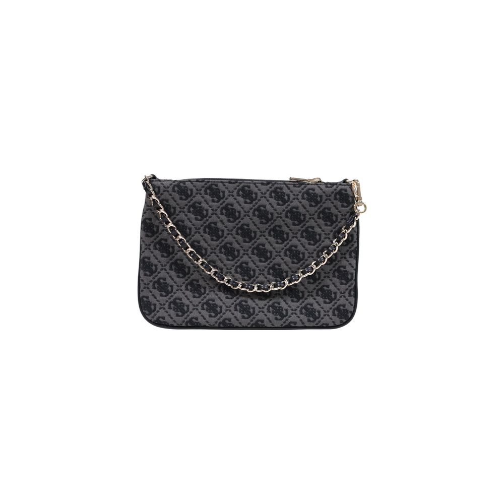 Guess Gray Polyester Flat Pouch