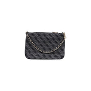 Guess Gray Polyester Flat Pouch
